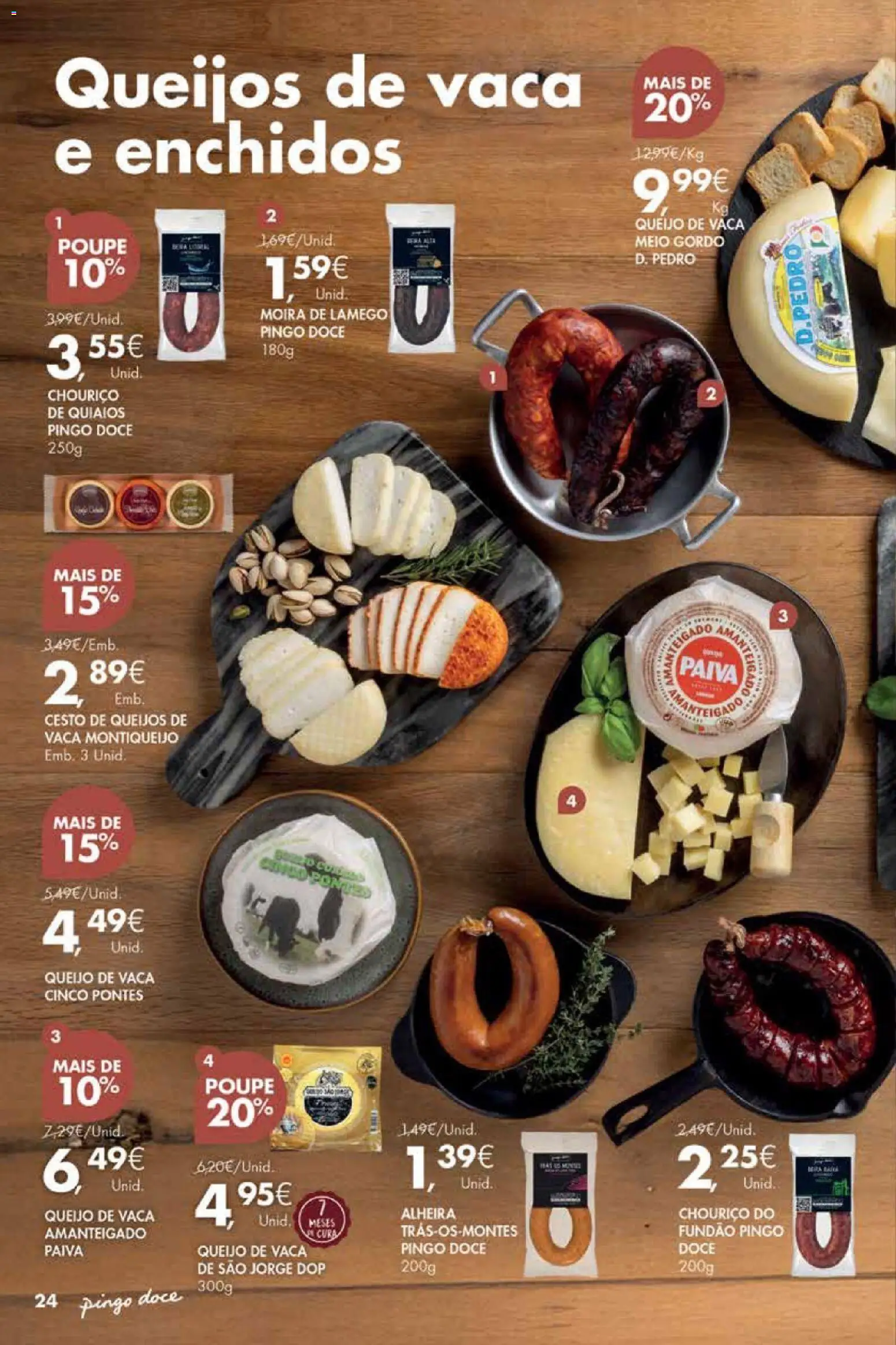 Pingo Doce - Vinhos e Sabores de Portugal Madeira │ válido de 13.01.2026 | Página: 24 | Produtos: Queijo, Chouriço, Alheira