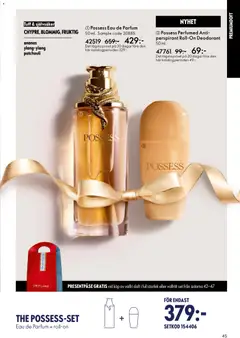 Possess Perfumed Anti-perspirant Roll-On Deodorant, 50 ml. - Förhandsvisning av reklamblad från butik Oriflame aktuell från 10.12.2025 | Sida: 45 | Produkter: Doft, Deodorant, Set, Ananas