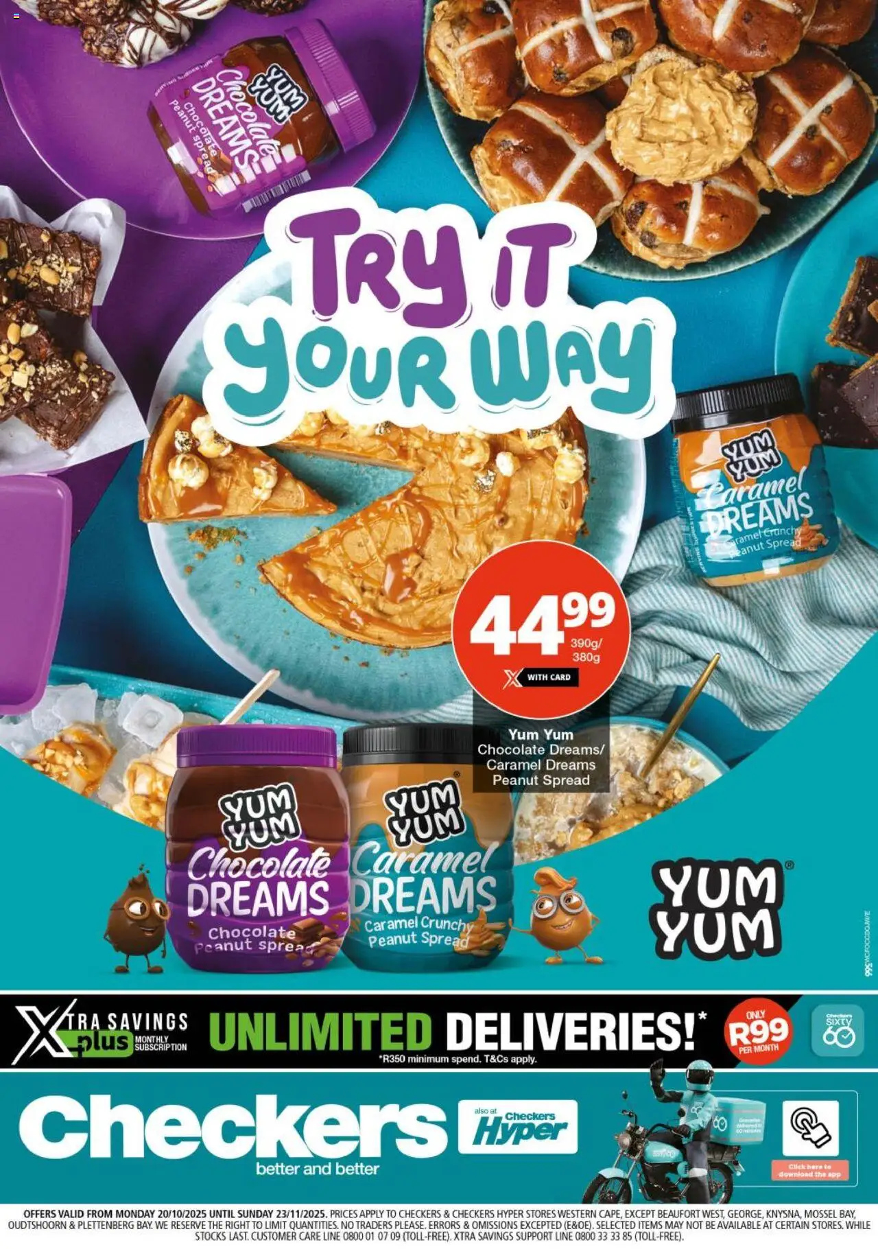 New Checkers catalogue – valid from 20.10.2025 | Page: 1 | Products: Chocolate, Caramel