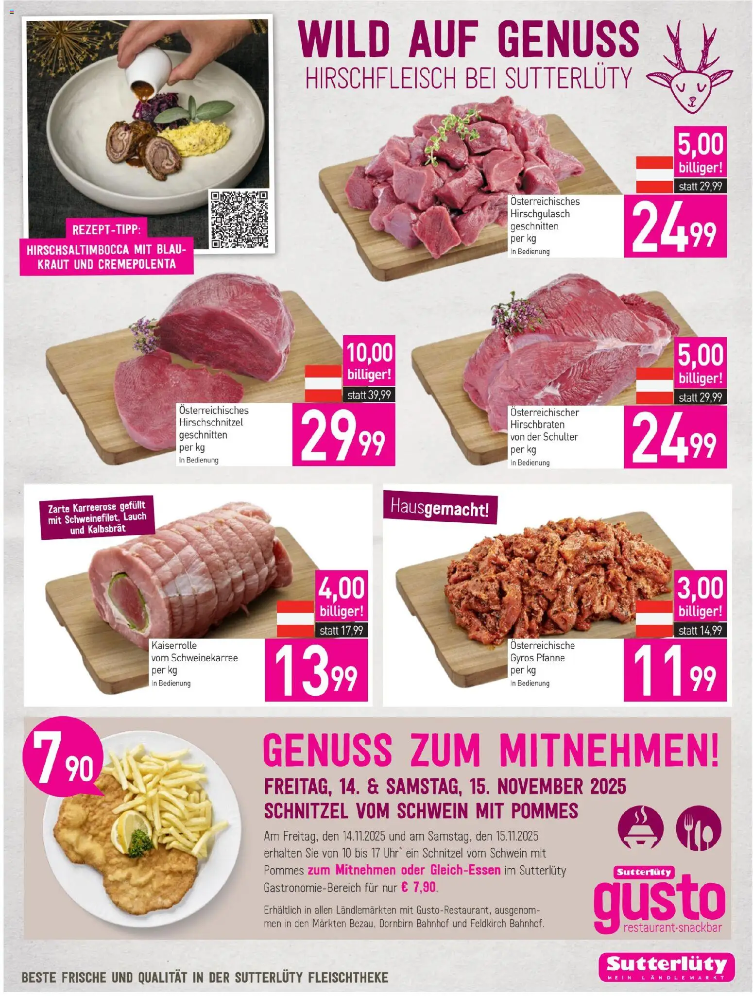 Sutterlüty Flugblatt gültig ab 13.11.2025 | Seite: 9 | Produkte: Kraut, Uhr