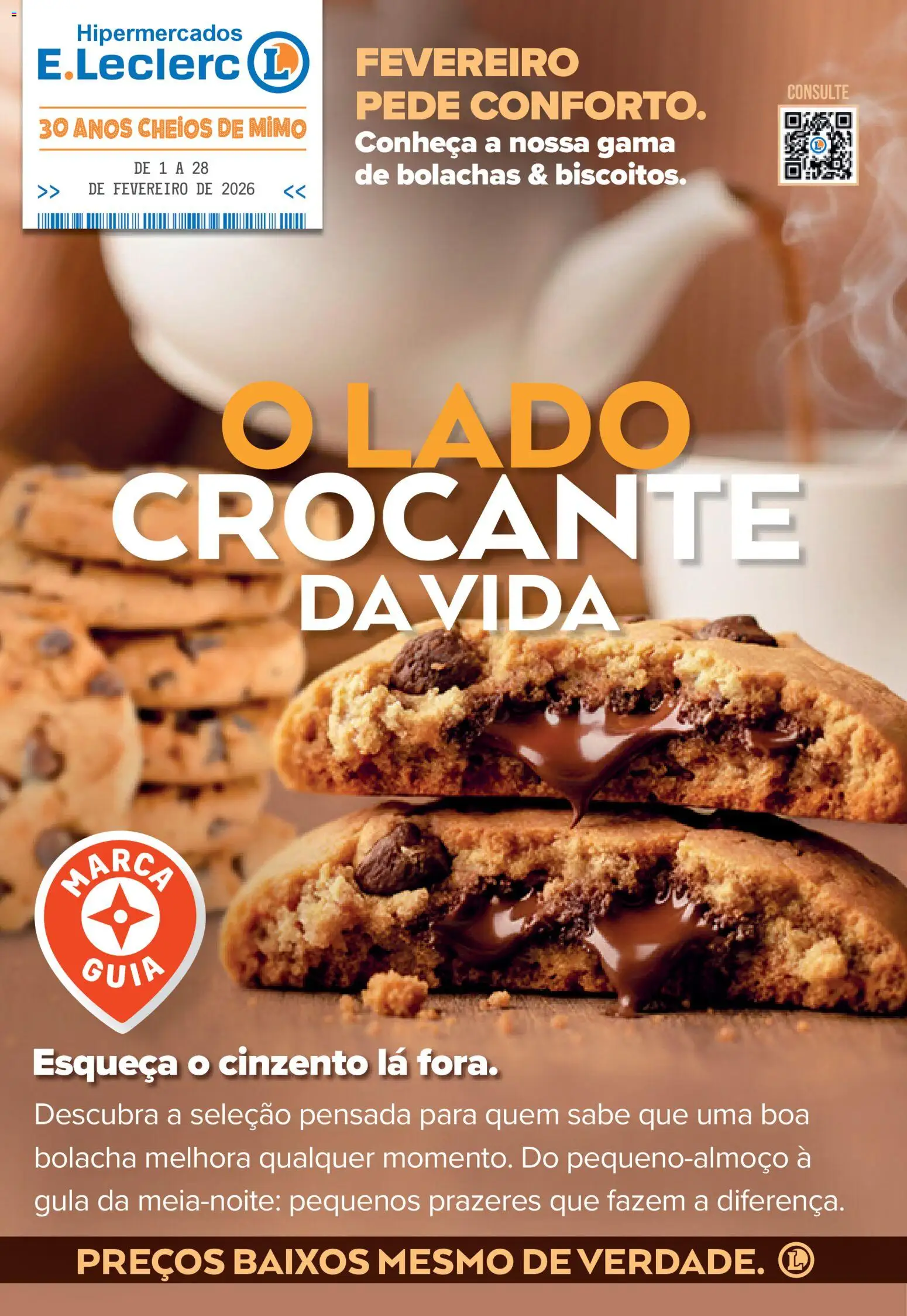 E.Leclerc Folheto da Nossa Marca │ válido de 01.02.2026 | Página: 1 | Produtos: Bolachas