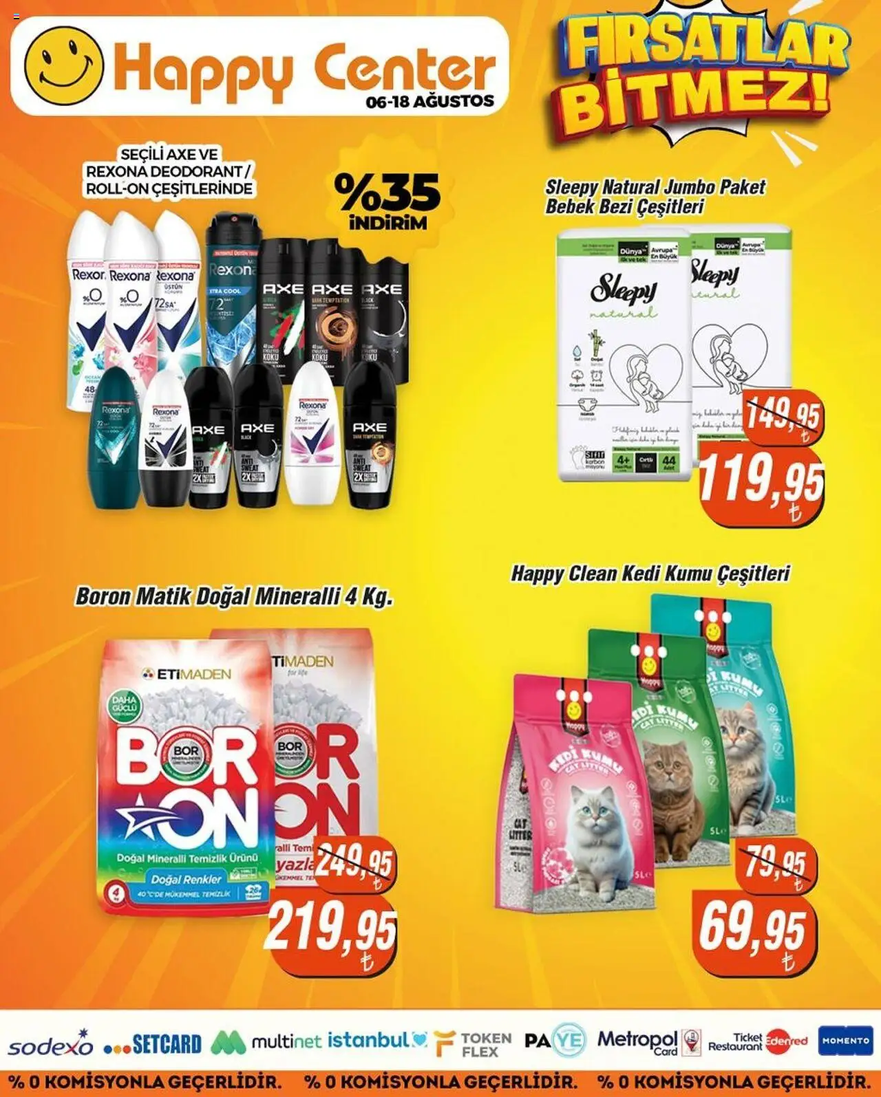 Happy Center Katalog - 06.08.2025 tarihinden itibaren geçerlidir | Sayfa: 15 | Ürünler: Deodorant, Koku