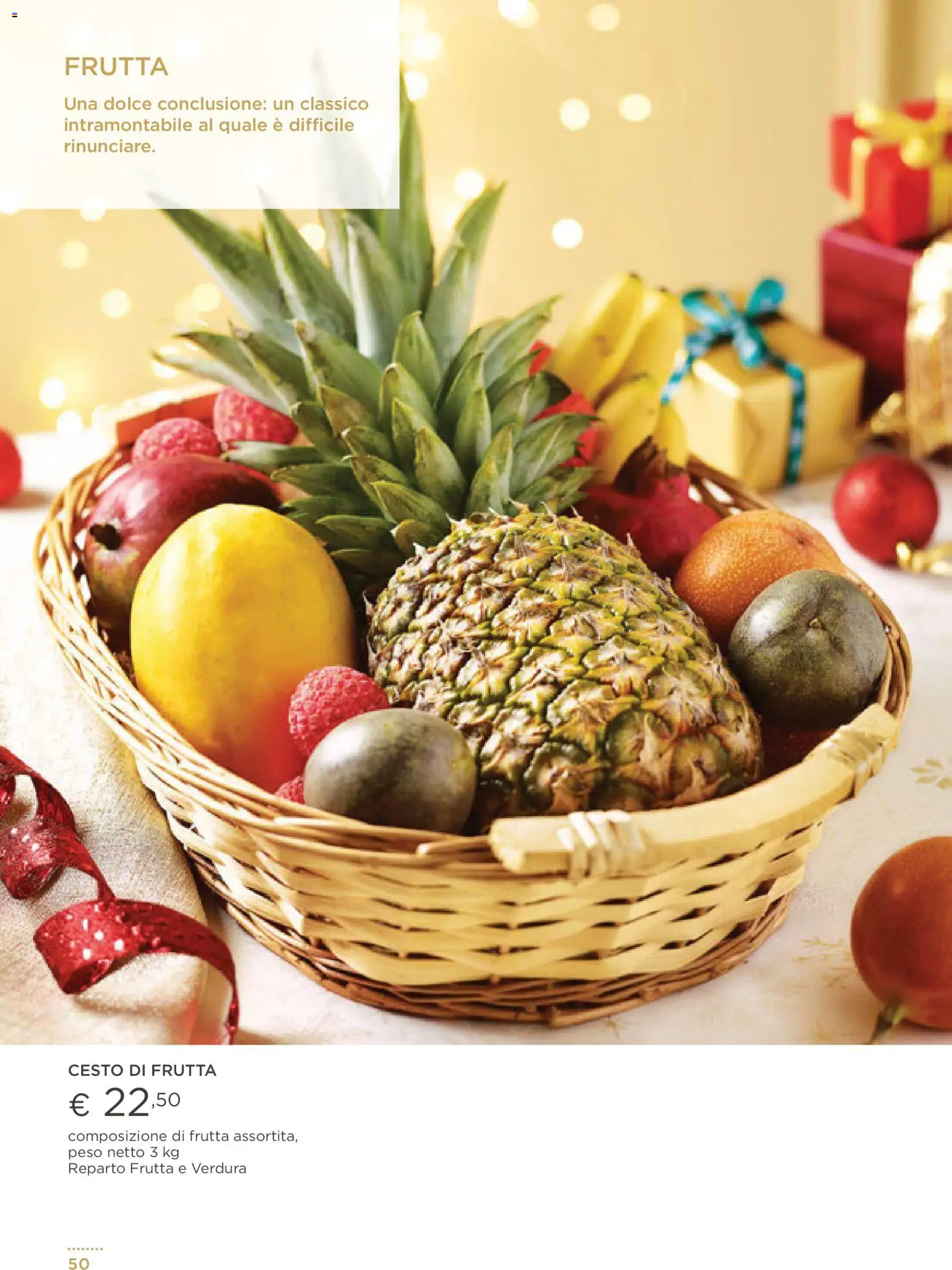 Volantino Esselunga S del 01.12.2025 | Pagina: 50 | Prodotti: Frutta