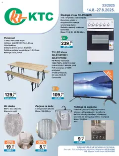 Katalog Tehnike i posuđa KTC - Pregled kataloga iz trgovine KTC, vrijedi od 14.08.2025