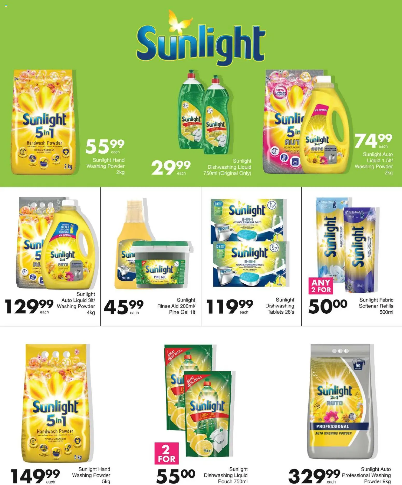New Save catalogue – valid from 13.11.2025 | Page: 69 | Products: Powder, Conditioner, Washing powder, Lemon