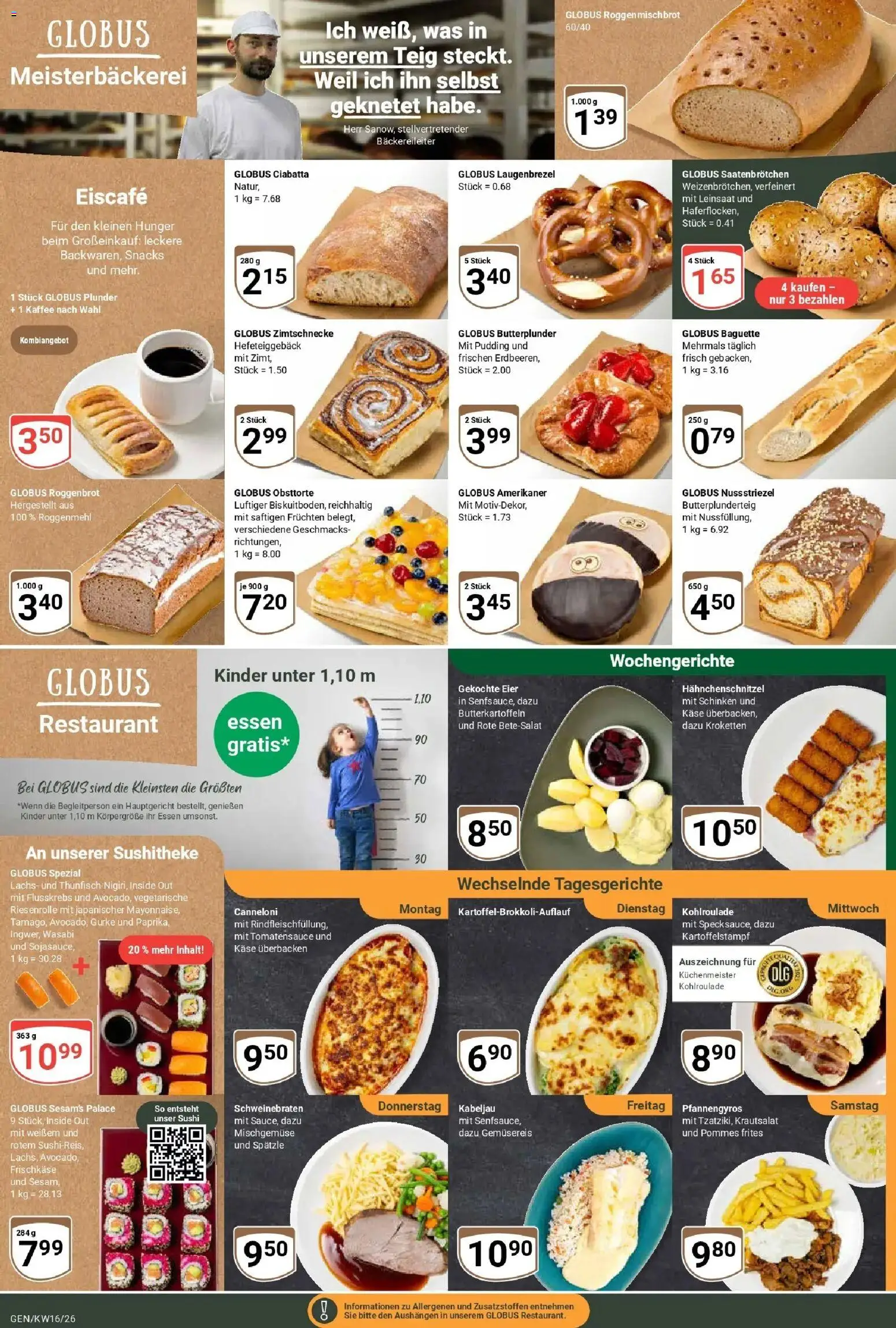 Globus Prospekt Gensingen	 – gültig ab 12.04.2026 | Seite: 7 | Produkte: Käse, Eier, Kaffee, Frischkase