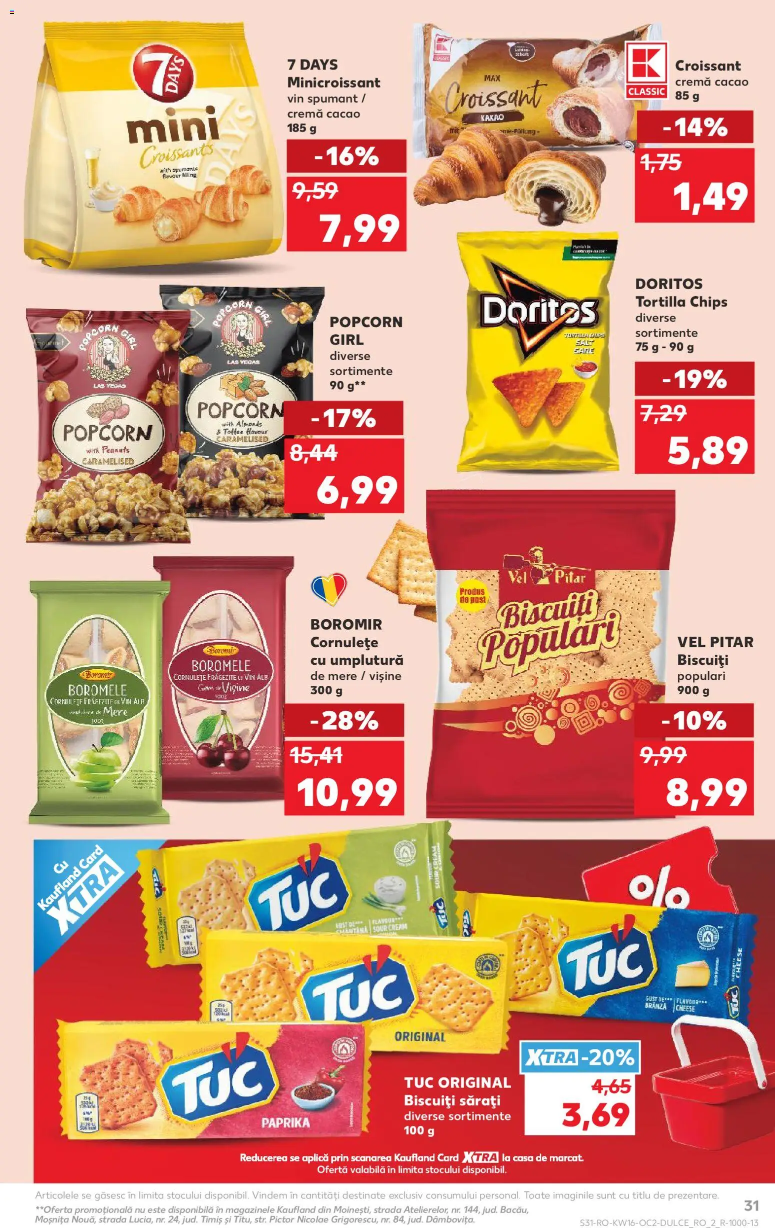 Noul catalog Kaufland – valabil de la 15.04.2026 | Pagină: 31 | Produse: Vin, Mere, Cacao, Biscuiți