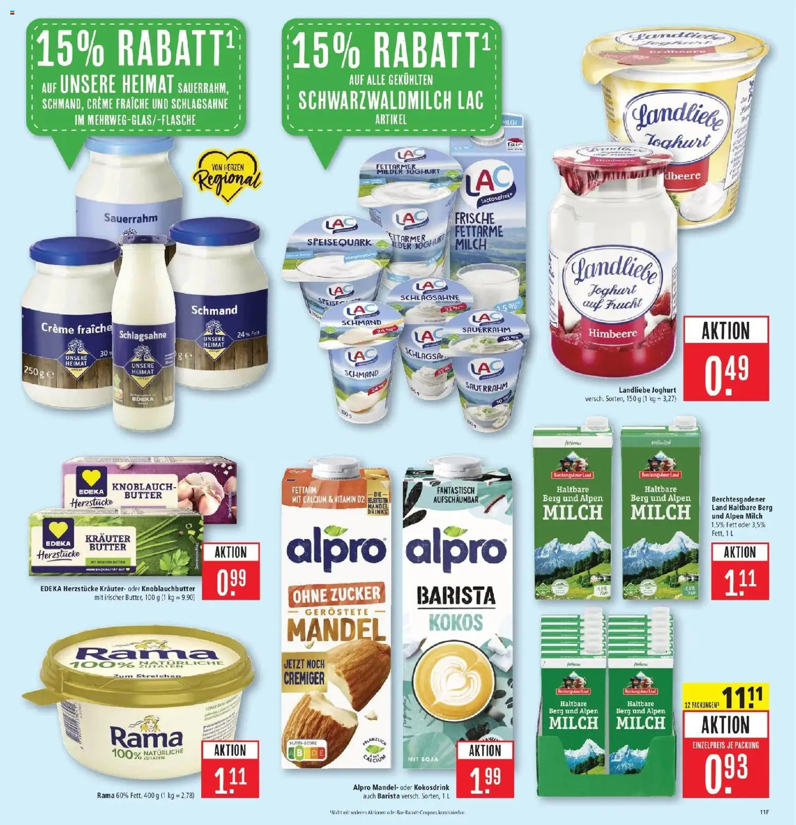 Marktkauf Prospekt Ostfildern	 – gültig ab 13.04.2026 | Seite: 13 | Produkte: Schlagsahne, Knoblauch, Himbeere, Speisequark