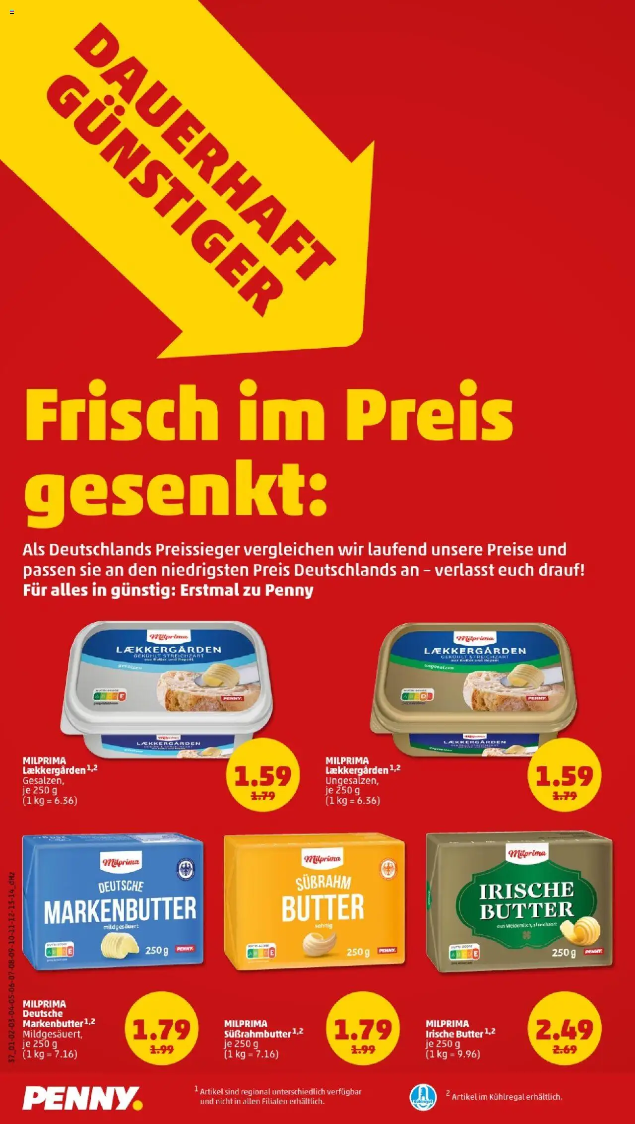Penny - Berlin – gültig ab 22.09.2025 | Seite: 2 | Produkte: Butter