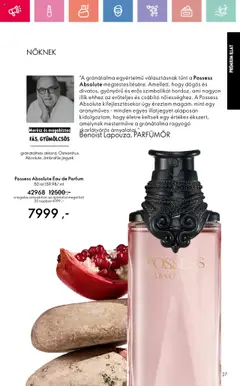 Oriflame akciós ujság - amely érvényes a következő dátumtól: 17.08.2025 | Oldal: 27 | Termékek: Parfüm, Gránátalma