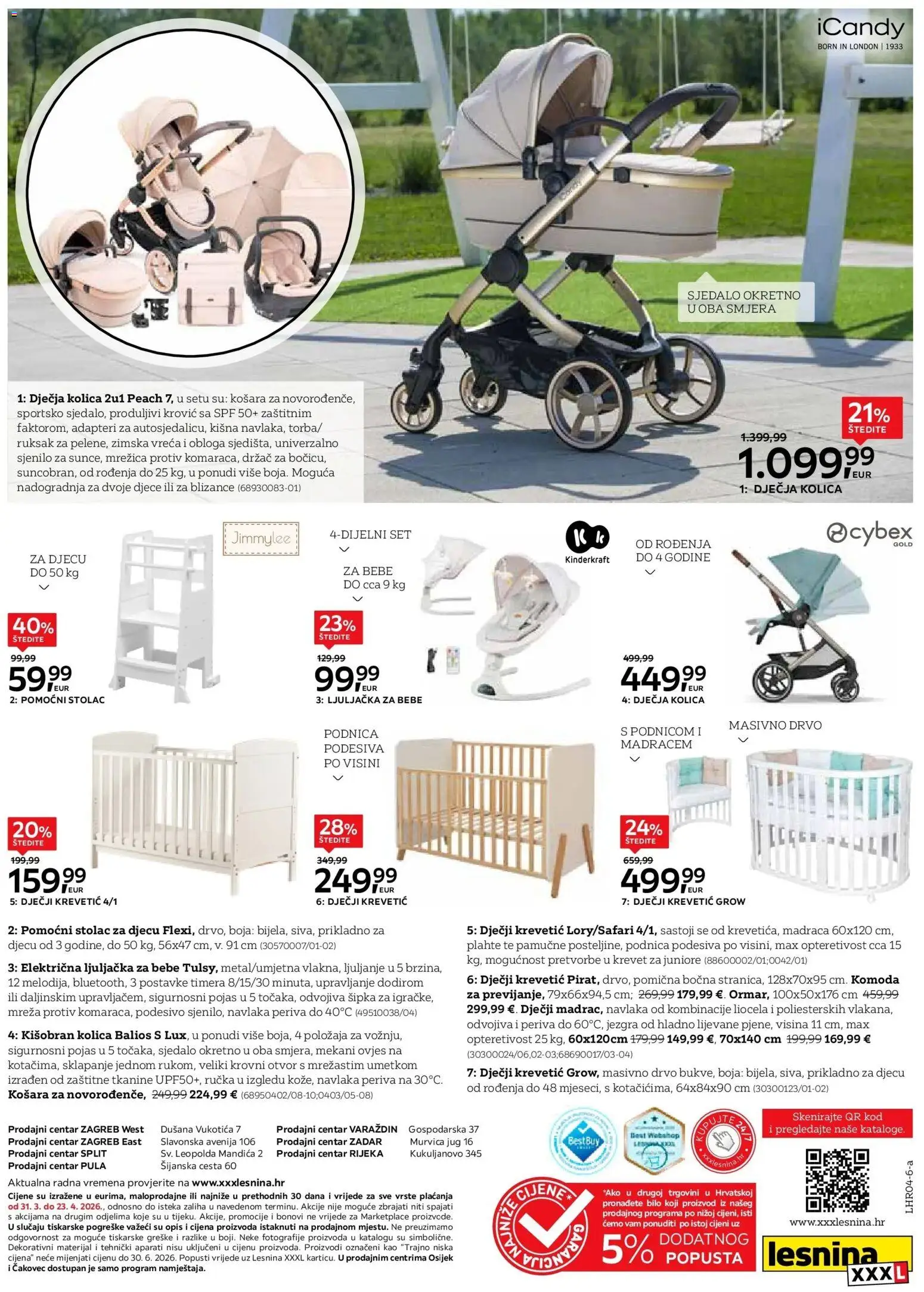 Lesnina katalog | vrijedi od 30.03.2026 | Stranica: 12 | Proizvodi: Krevet, Ljuljačka, Kišobran, Pojas