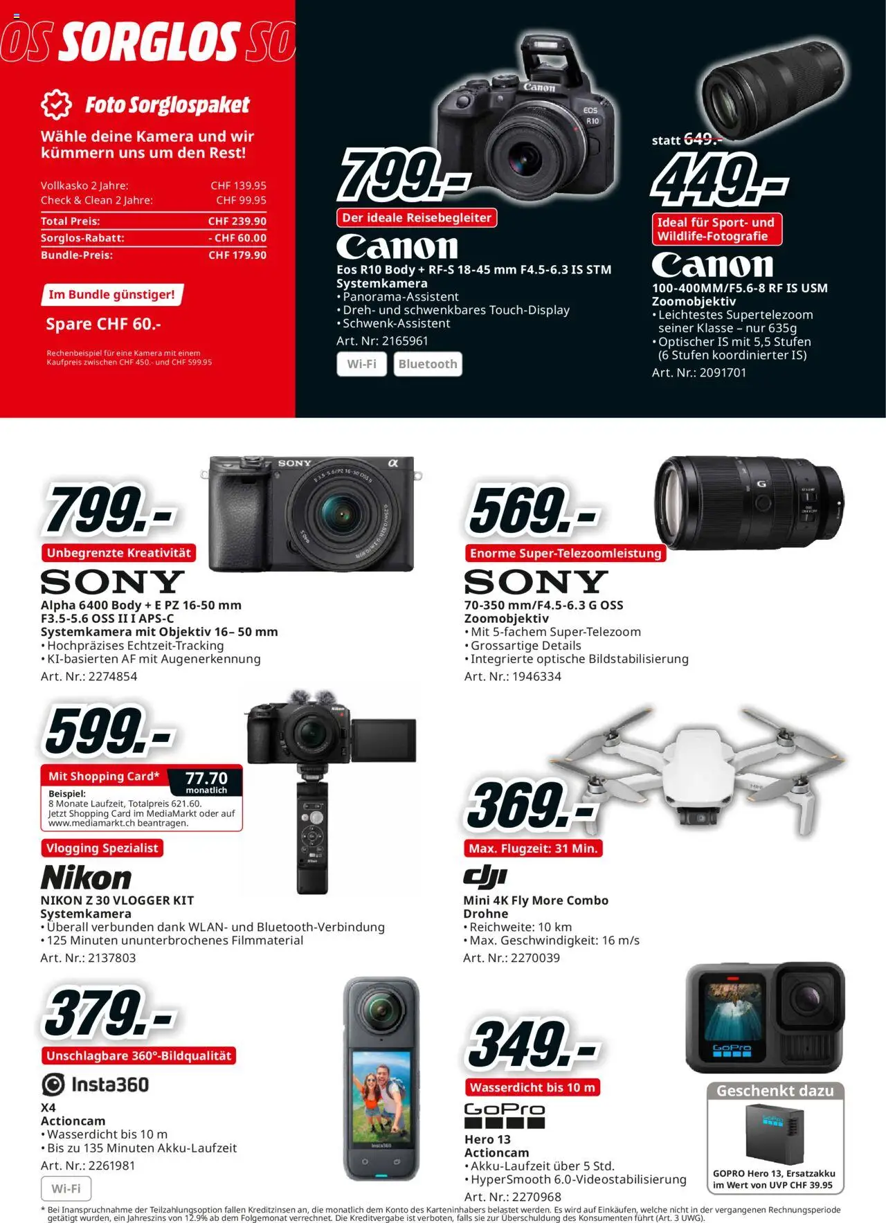 Media Markt Aktionen ab 22.06.2025 | Seite: 18 | Produkte: Kamera, Systemkamera, Objektiv, Sony