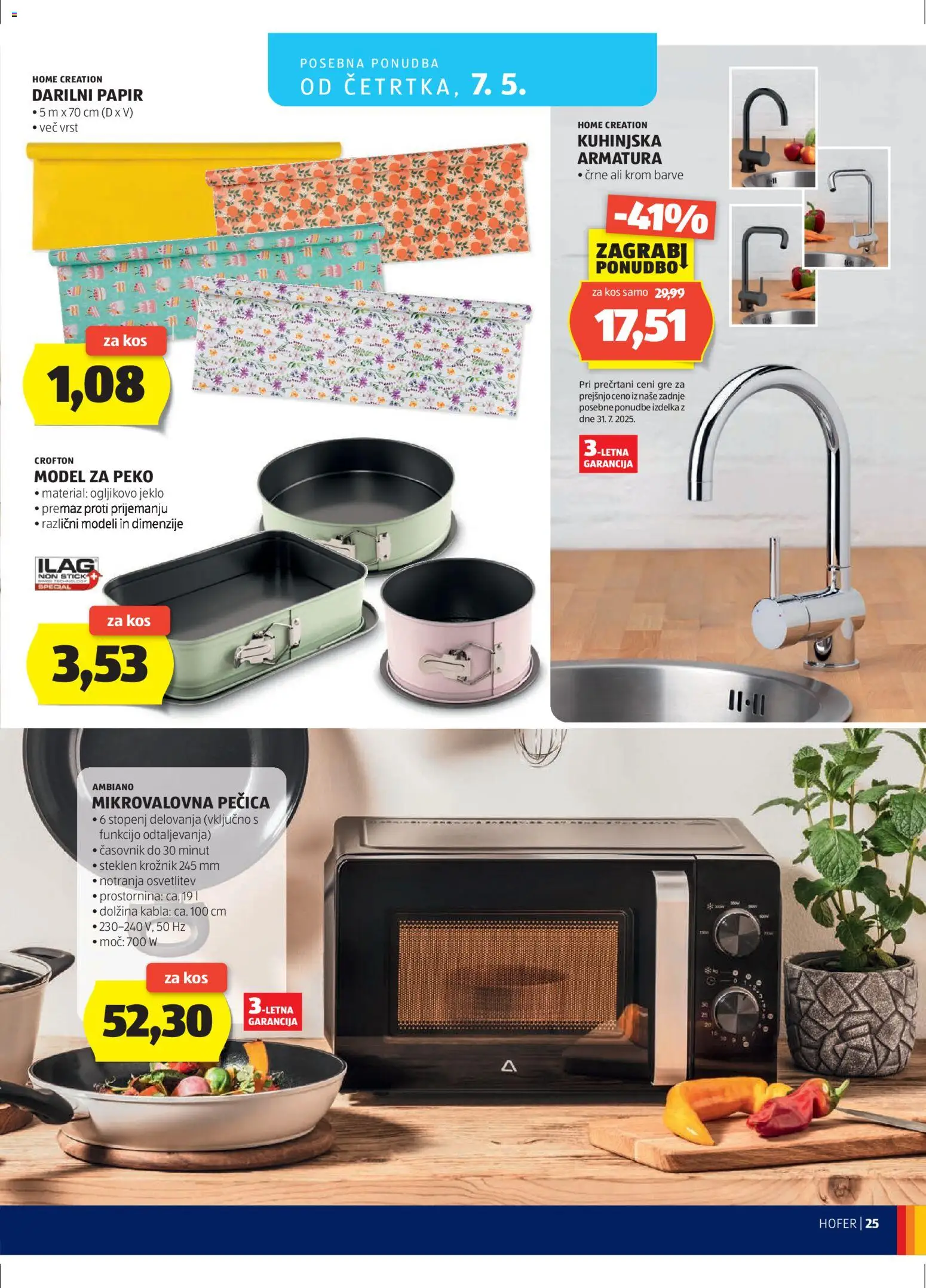 Hofer SI katalog | vrijedi od 29.04.2026 | Stranica: 25