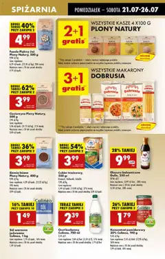 Biedronka gazetka od 21.07.2025 | Strona: 33 | Produkty: Ocet, Kasza, Fasola piękny jaś, Makarony