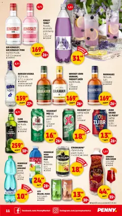 Penny Market katalog od 14.08.2025 | Strana: 11 | Produkty: Whiskey, Pivo, Magnesia, Svijany