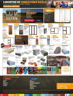 BUCO Specials │ valid from 21.07.2025 | Page: 4 | Products: Hardwood door, Paint, Stock, Clay