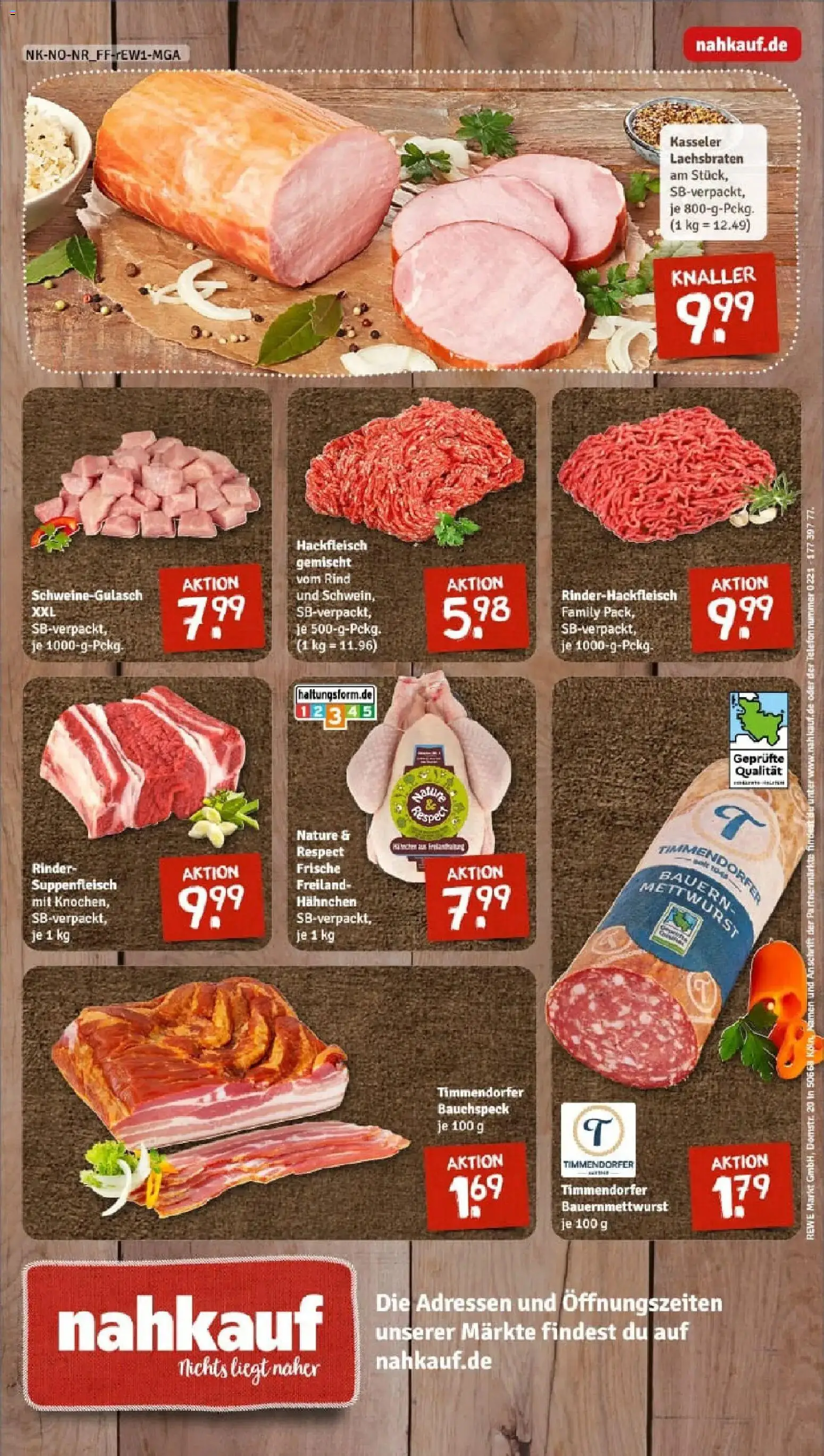 Rewe prospekt Wunstorf / Luthe	 – gültig ab 26.01.2026 | Seite: 12 | Produkte: Schweinegulasch, Hahnchen, Suppenfleisch, Hackfleisch