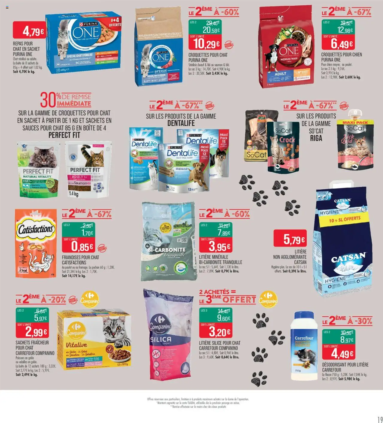 {H1} | Page: 19 | Produits: Désodorisant, Croquettes pour chien, Croquettes pour chat, Gelée