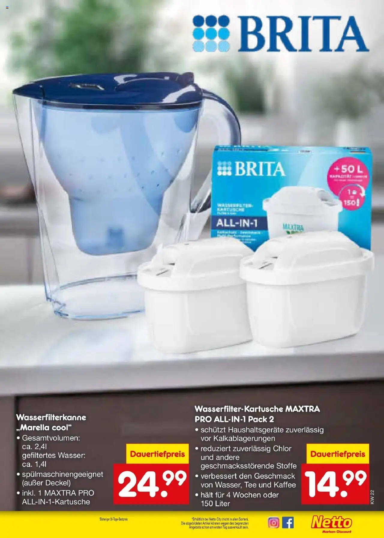 Netto Marken-Discount prospekt Gemmingen	 - gültig ab dem 26.05.2025 | Seite: 31 | Produkte: Kaffee, Wasser, Tee
