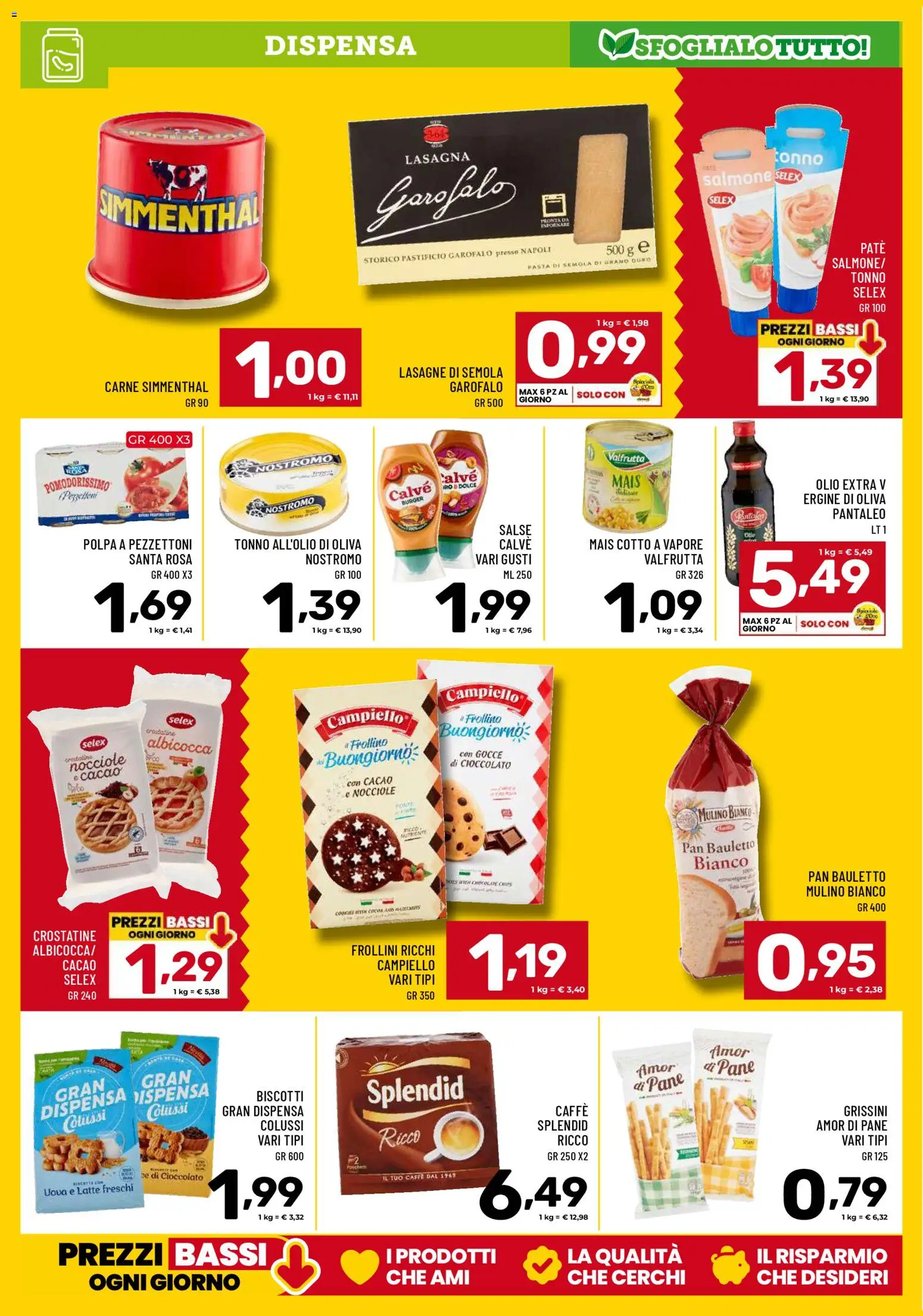 Volantino Il Centesimo del 18.12.2025 | Pagina: 16 | Prodotti: Salmone, Olio, Crostatine, Frollini