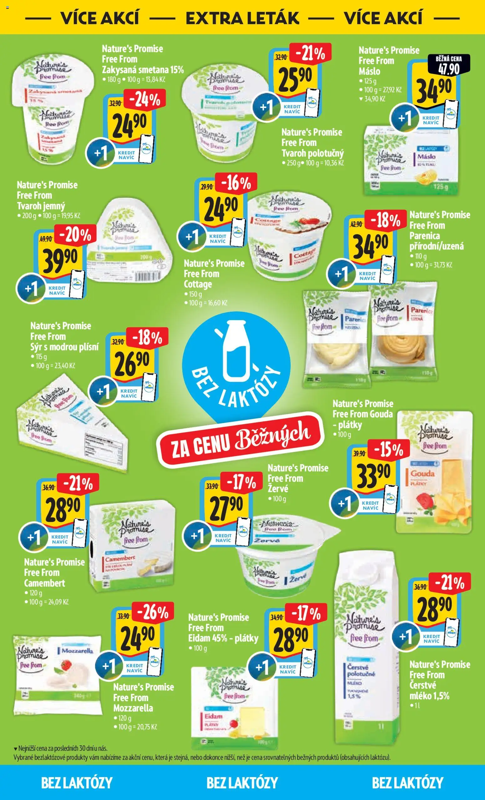 Albert leták - Hypermarket od 29.04.2026 | Strana: 40 | Produkty: Mléko, Tvaroh, Eidam, Cottage
