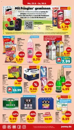 Penny Prospekt 	 - gültig ab dem 25.08.2025 | Seite: 13 | Produkte: Martini, Bier, Desperados, Paulaner