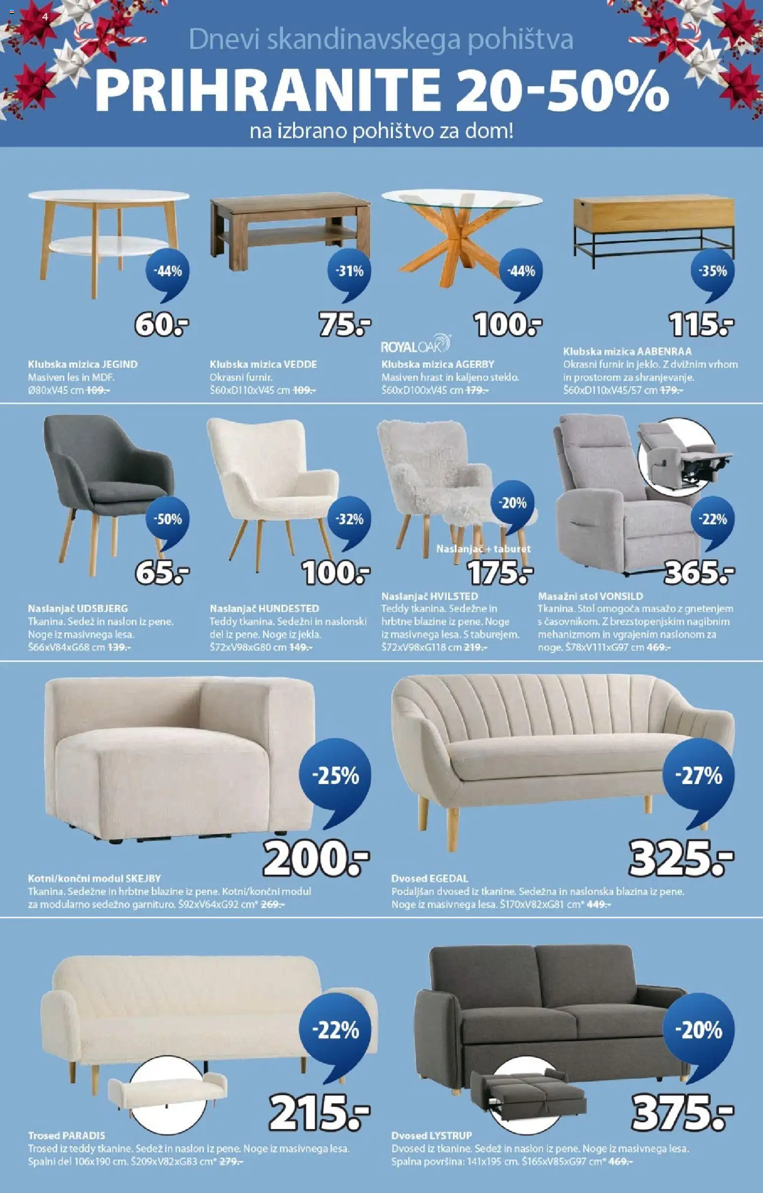 Novi JYSK katalog ponudbe – veljaven od 01.12.2025 | Stran: 4