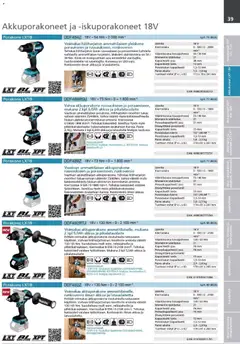Makita-mainoslehti voimassa 24.03.2026 alkaen | Sivu: 39 | Tuotteet: Poranterä