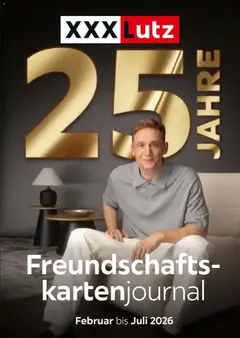 XXXL Lutz  Freundschaftskartenjournal ab 01.02.2026 gültig