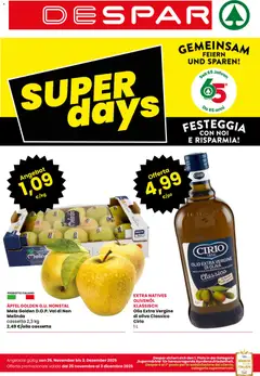 Anteprima del volantino Despar Bolzano catalogo valido a partire dal 25.11.2025