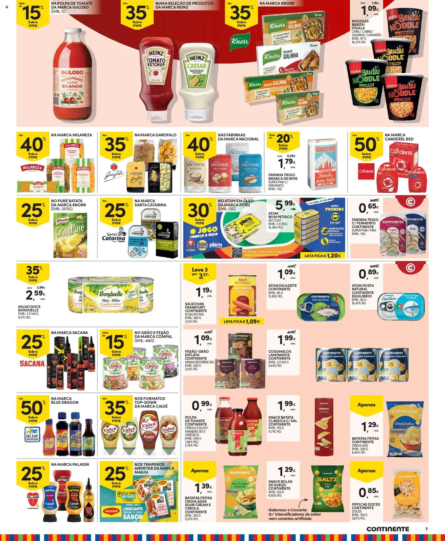 Continente Madeira │ válido de 14.04.2026 | Página: 7 | Produtos: Boné, Forno, Sal, Batatas fritas