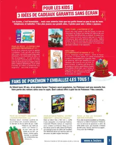 E.Leclerc - Prévisualisation de E.Leclerc Catalogue  spécial Noël valide à partir de 11.11.2025 | Page: 3 | Produits: Vidéo, Jeu vidéo, Mais, Casquette