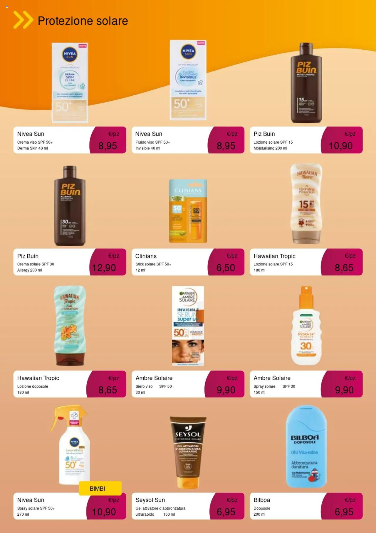 Volantino Acqua e Sapone del 01.07.2025 | Pagina: 7 | Prodotti: Crema, Crema solare, Crema viso