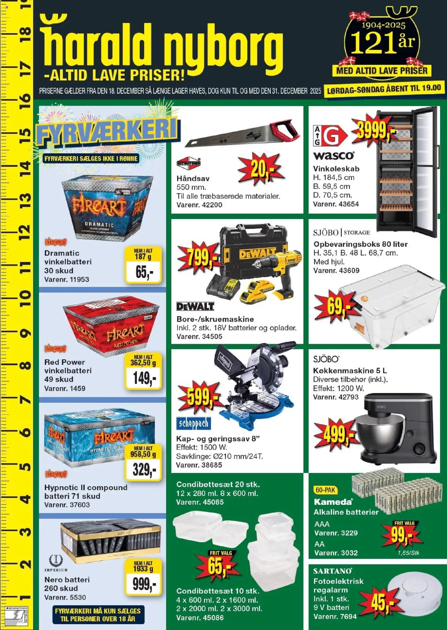 Harald Nyborg tilbudsavis – gyldig fra 18.12.2025 | Side: 1 | Produkter: Batterier, Batteri