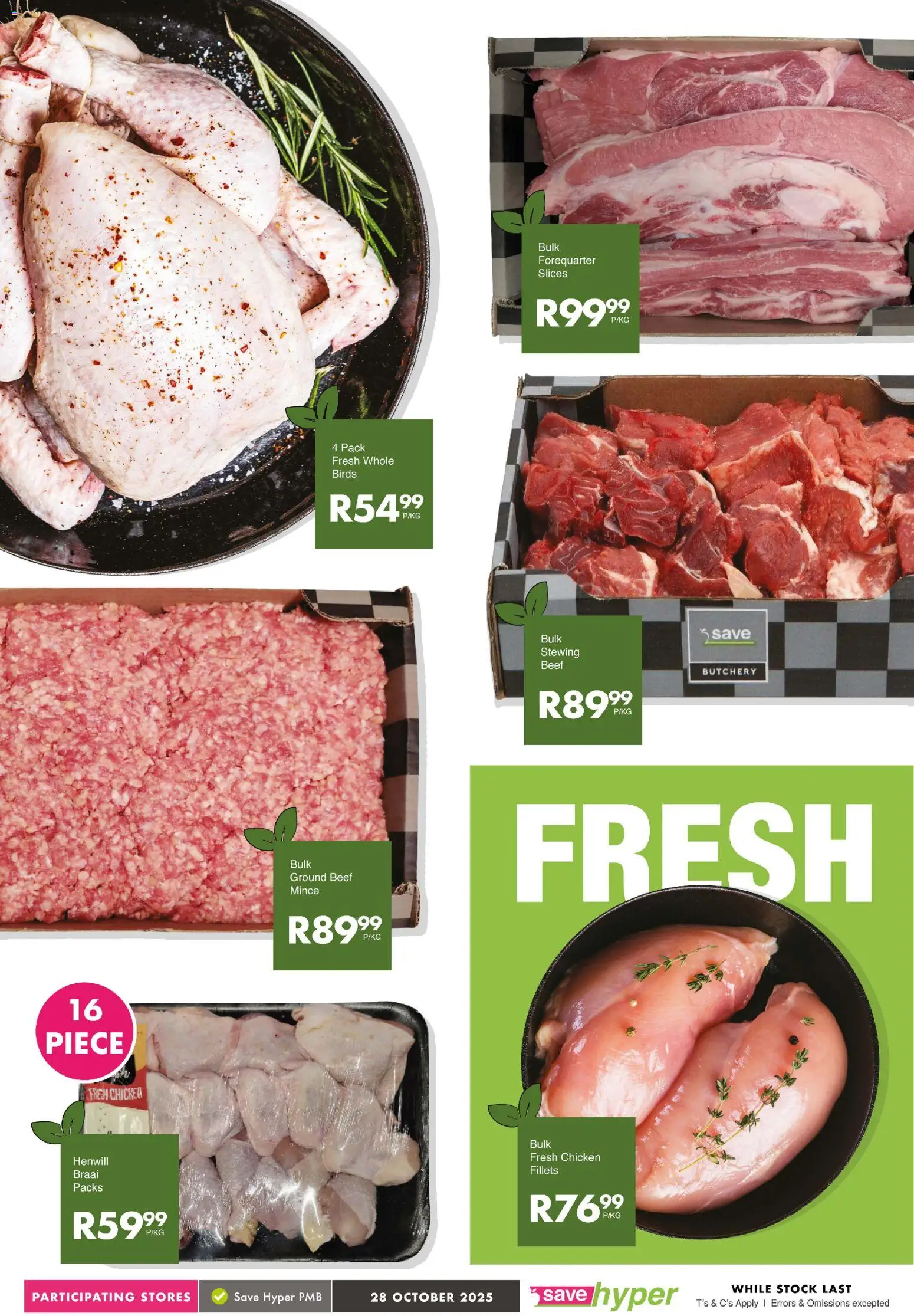 New Save catalogue – valid from 28.10.2025 | Page: 7 | Products: Chicken, Beef, Stock