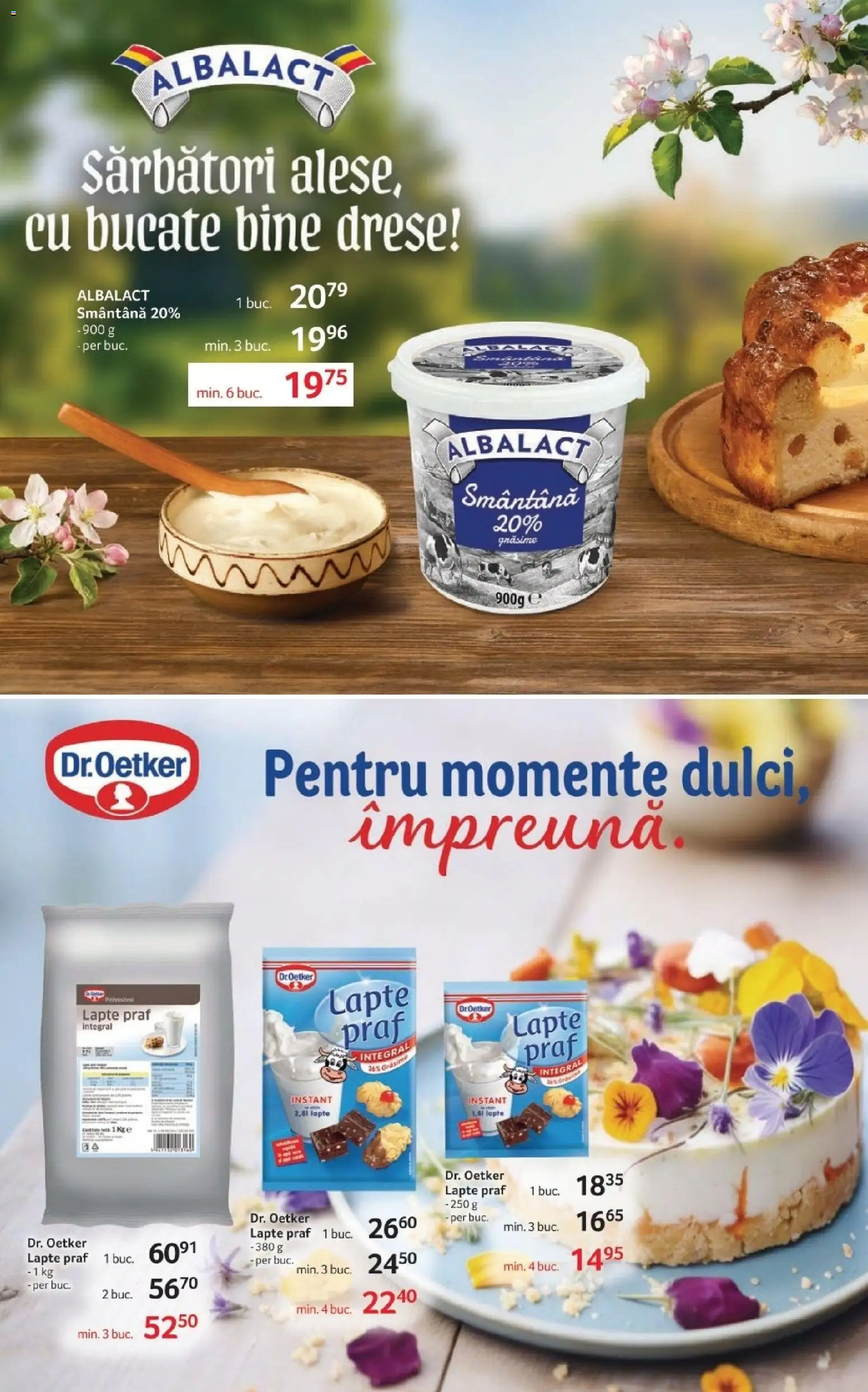 Noul catalog Selgros – valabil de la 20.03.2026 | Pagină: 9 | Produse: Lapte praf, Lapte, Smântână