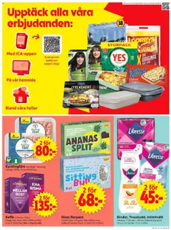 ICA Supermarket reklamblad aktuell från 18.08.2025 | Sida: 9 | Produkter: Galler, Kaffe, Ananas, Glass