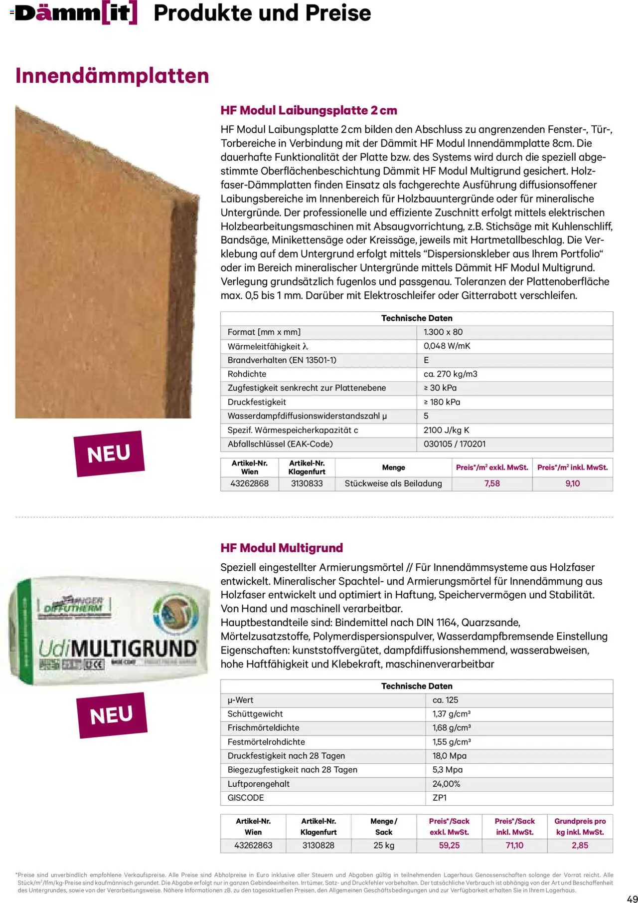 Lagerhaus Dämm[it] Katalog 2025 gültig ab 08.01.2025 | Seite: 49