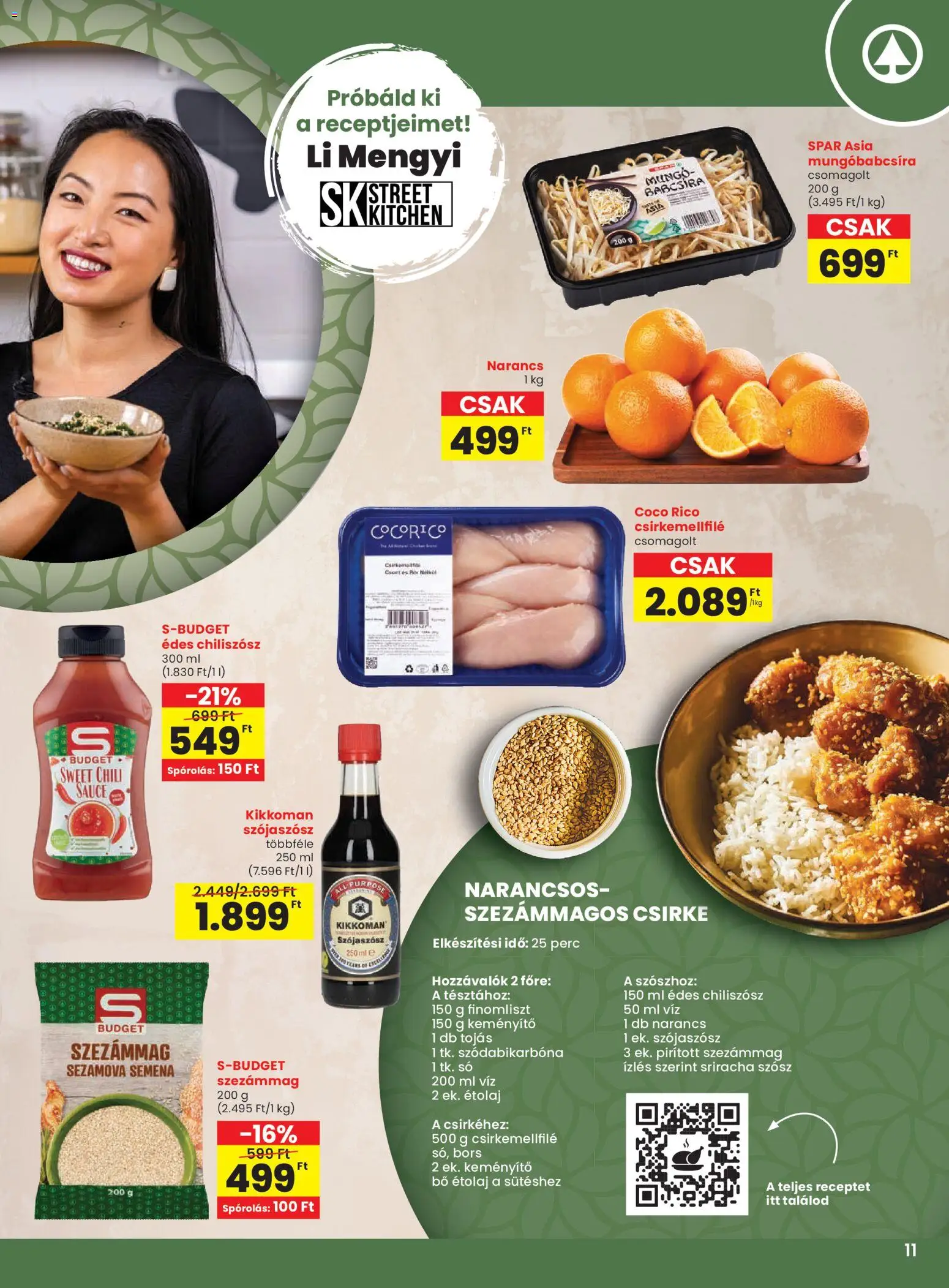 Spar akciós ujság - amely érvényes a következő dátumtól: 15.01.2026 | Oldal: 11 | Termékek: Chili, Chiliszósz, Bor, Szódabikarbóna