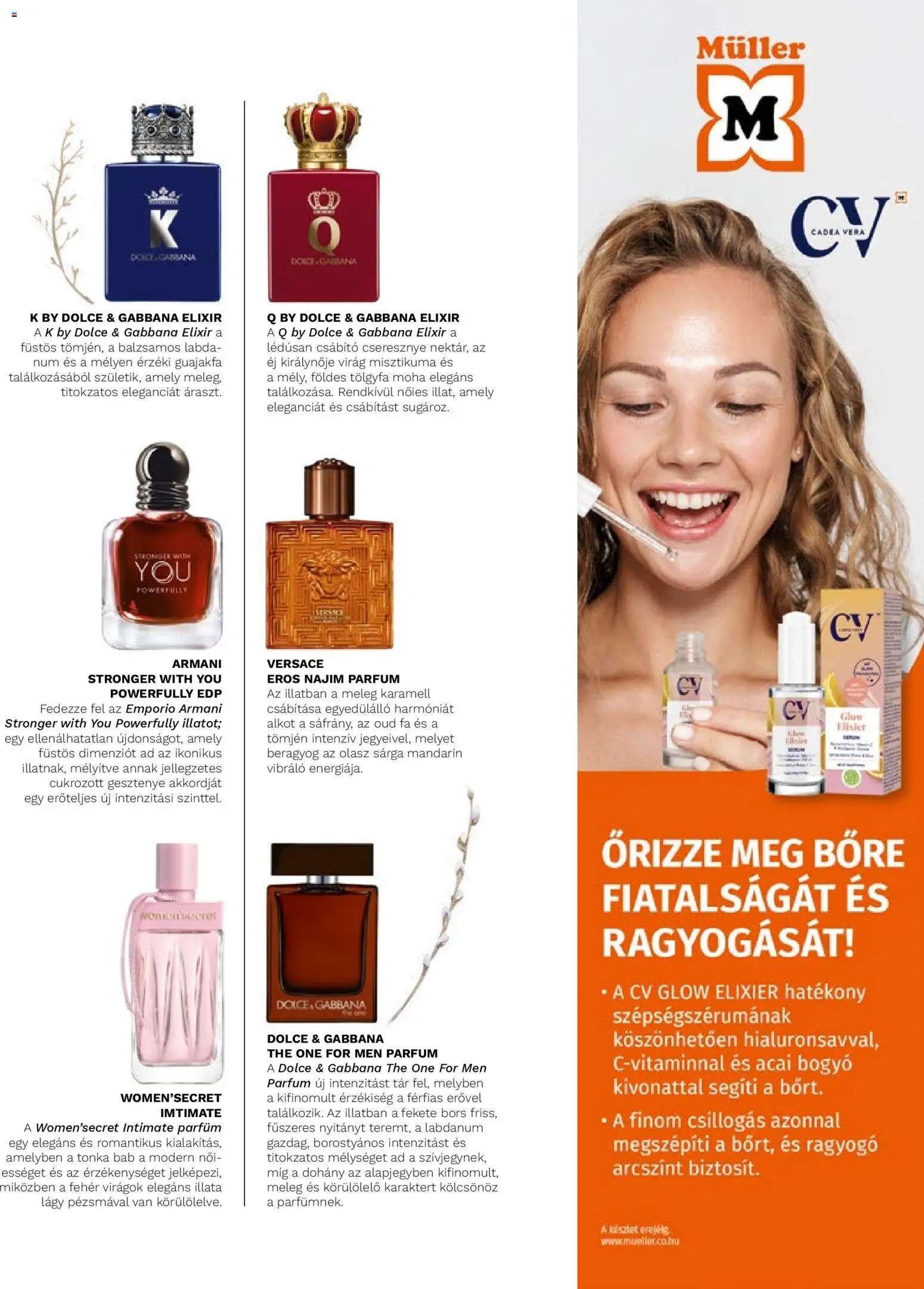 Müller akciós ujság - amely érvényes a következő dátumtól: 27.03.2026 | Oldal: 23 | Termékek: Virag, Parfüm, Mandarin, Bors