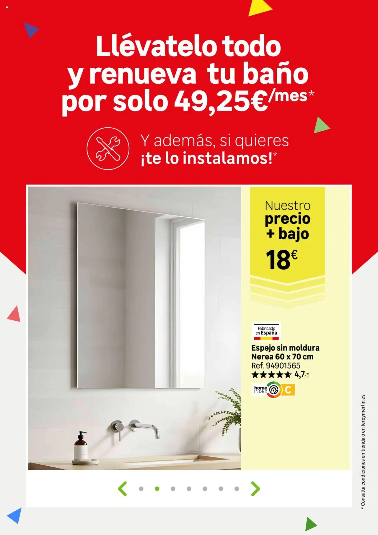 Leroy Merlin catálogo │ válido desde el 30.09.2025 | Página: 28 | Productos: Baño, Espejo