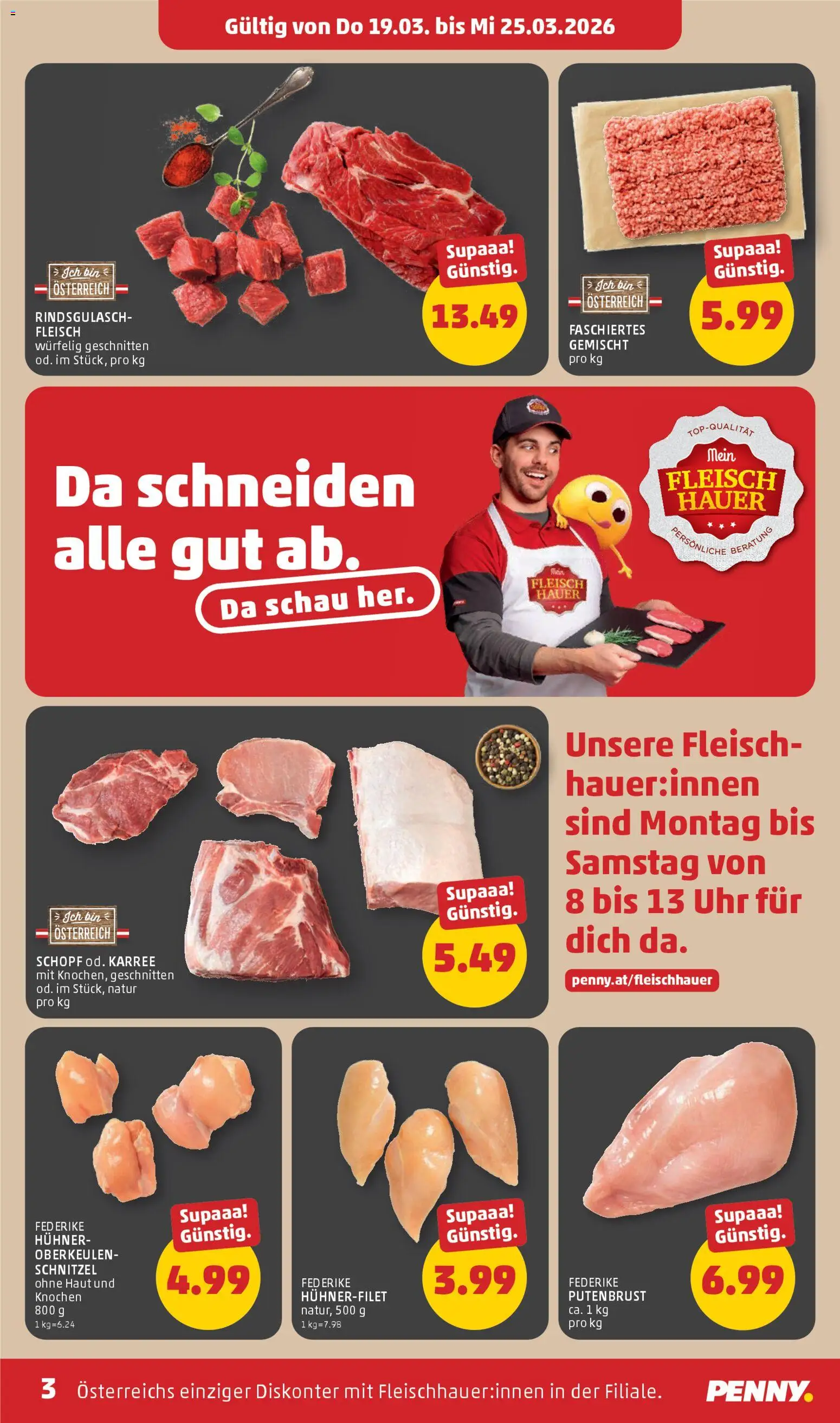 Penny Markt Eröffnung in 4222 St. Georgen an der Gusen gültig ab 19.03.2026 | Seite: 3 | Produkte: Uhr