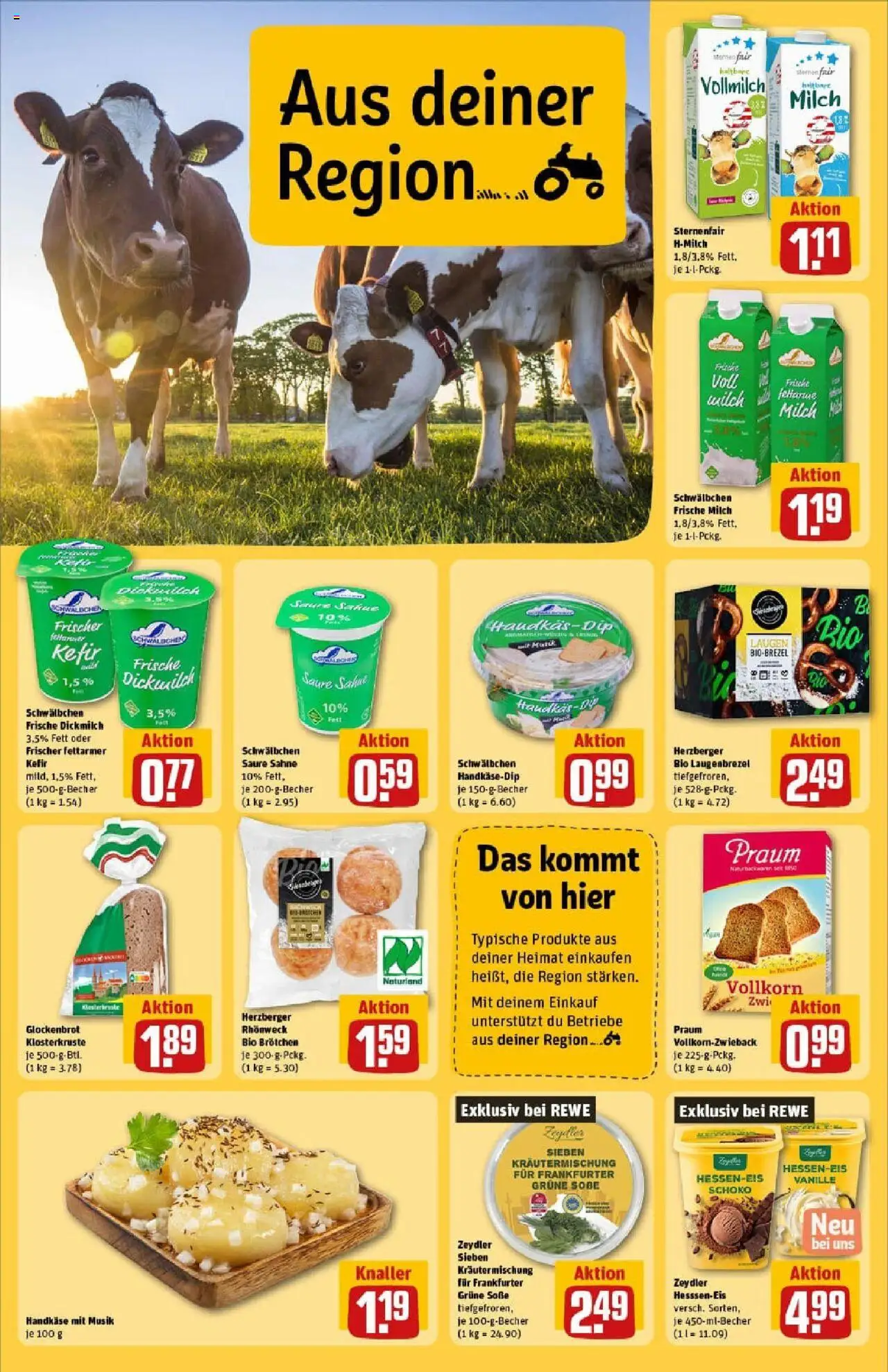 Rewe prospekt Butzbach	 - gültig ab dem 29.06.2025 | Seite: 30 | Produkte: Kefir, Haltbare milch, Soße, Sahne