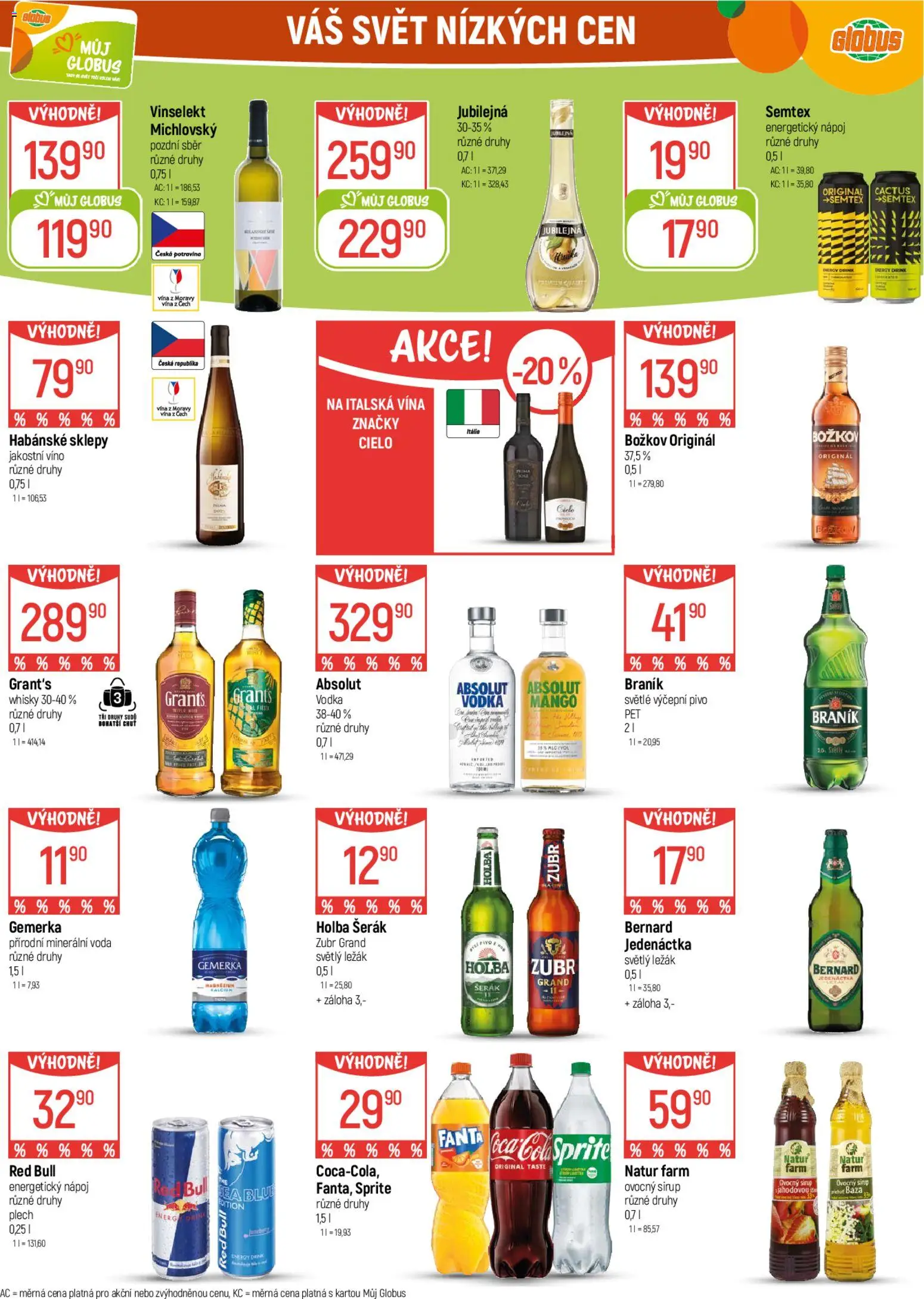 Globus leták od 21.01.2026 | Strana: 21 | Produkty: Víno, Vodka, Red Bull, Absolut vodka