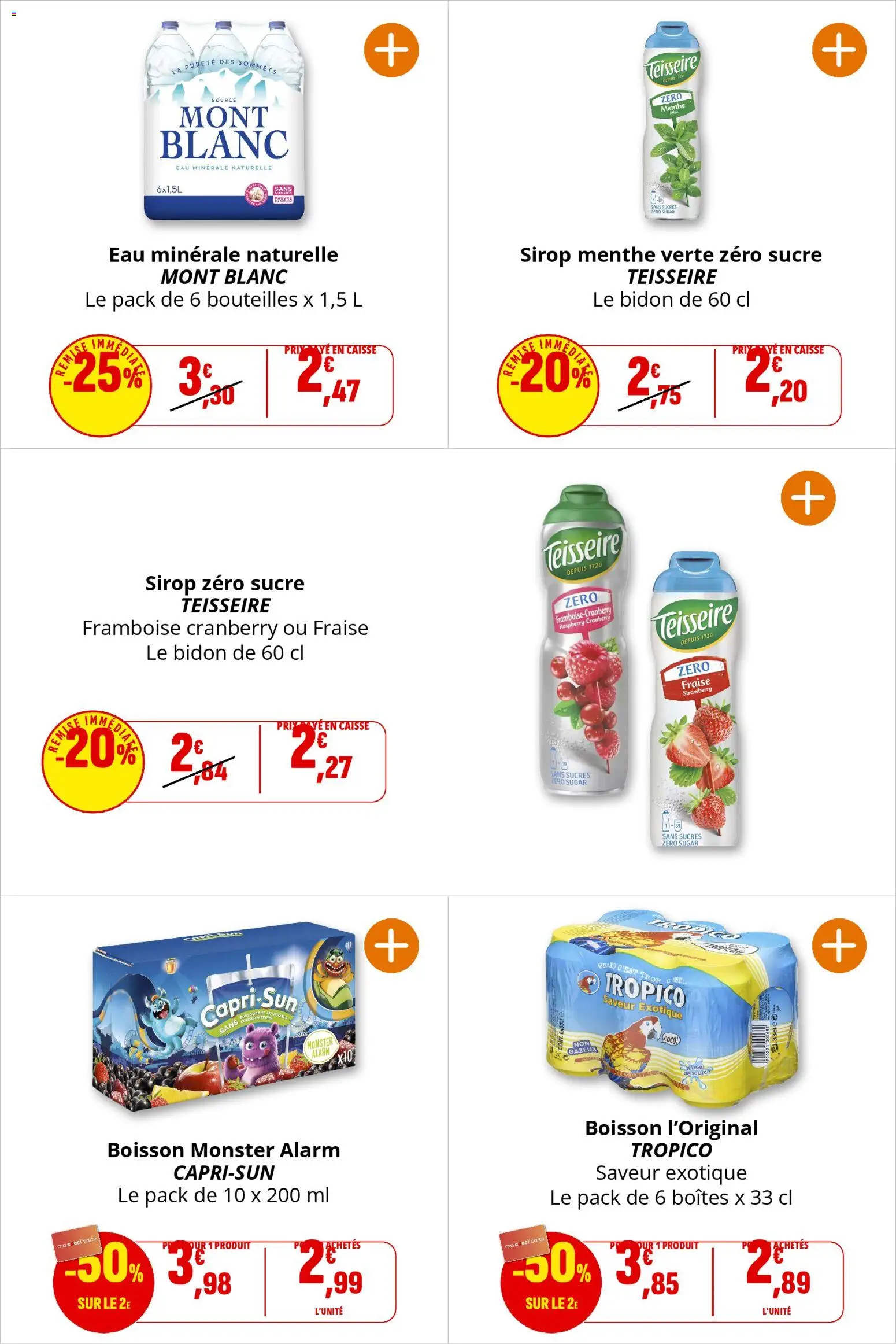 {H1} | Page: 31 | Produits: Eau minérale, Sucre, Menthe, Eau minérale naturelle
