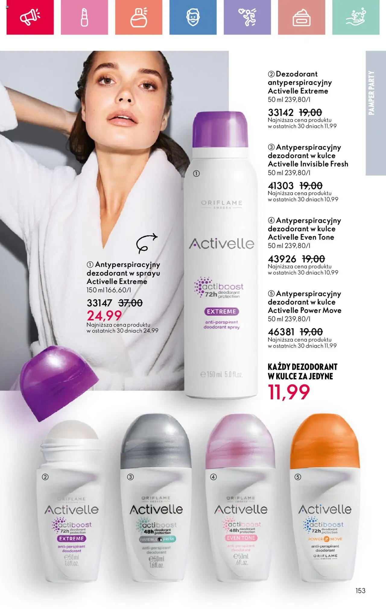 Oriflame Katalog 11 2025 od 27.07.2025 | Strona: 153 | Produkty: Dezodorant
