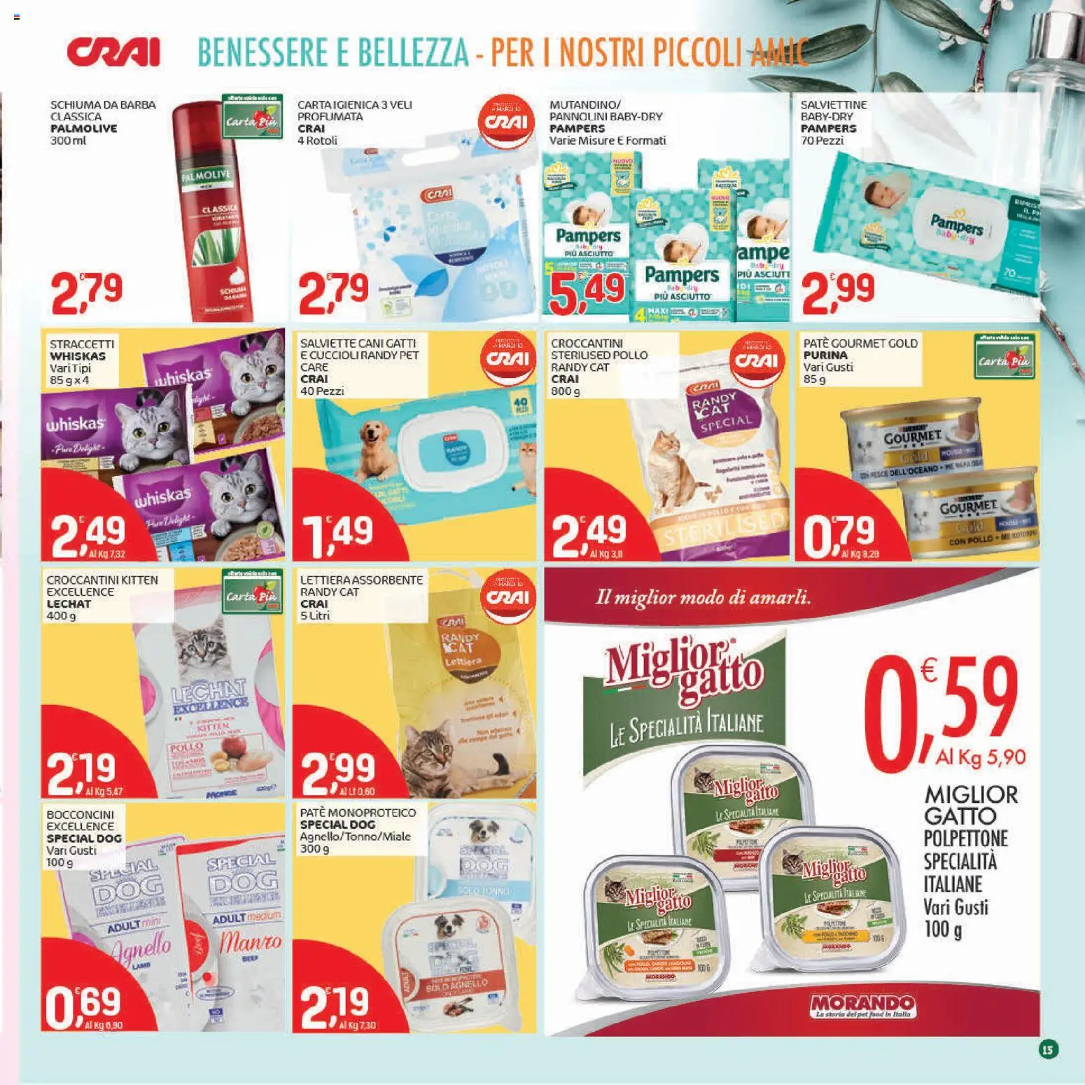 Volantino CRAI del 22.01.2026 | Pagina: 15 | Prodotti: Schiuma da barba, Pesce, Manzo, Agnello