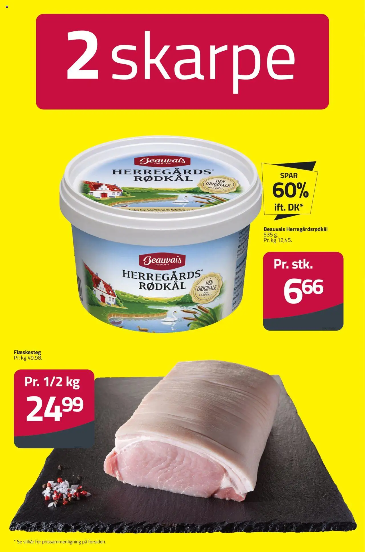 Fleggaard tilbudsavis – gyldig fra 08.10.2025 | Side: 18 | Produkter: Rødkål, Flæskesteg