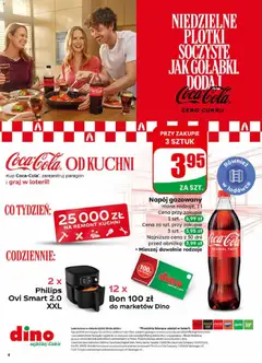 Pogląd oferty "Dino gazetka" - ważna od 01.04.2026 | Strona: 4 | Produkty: Coca Cola zero, Frytkownica, Sprite, Coca cola
