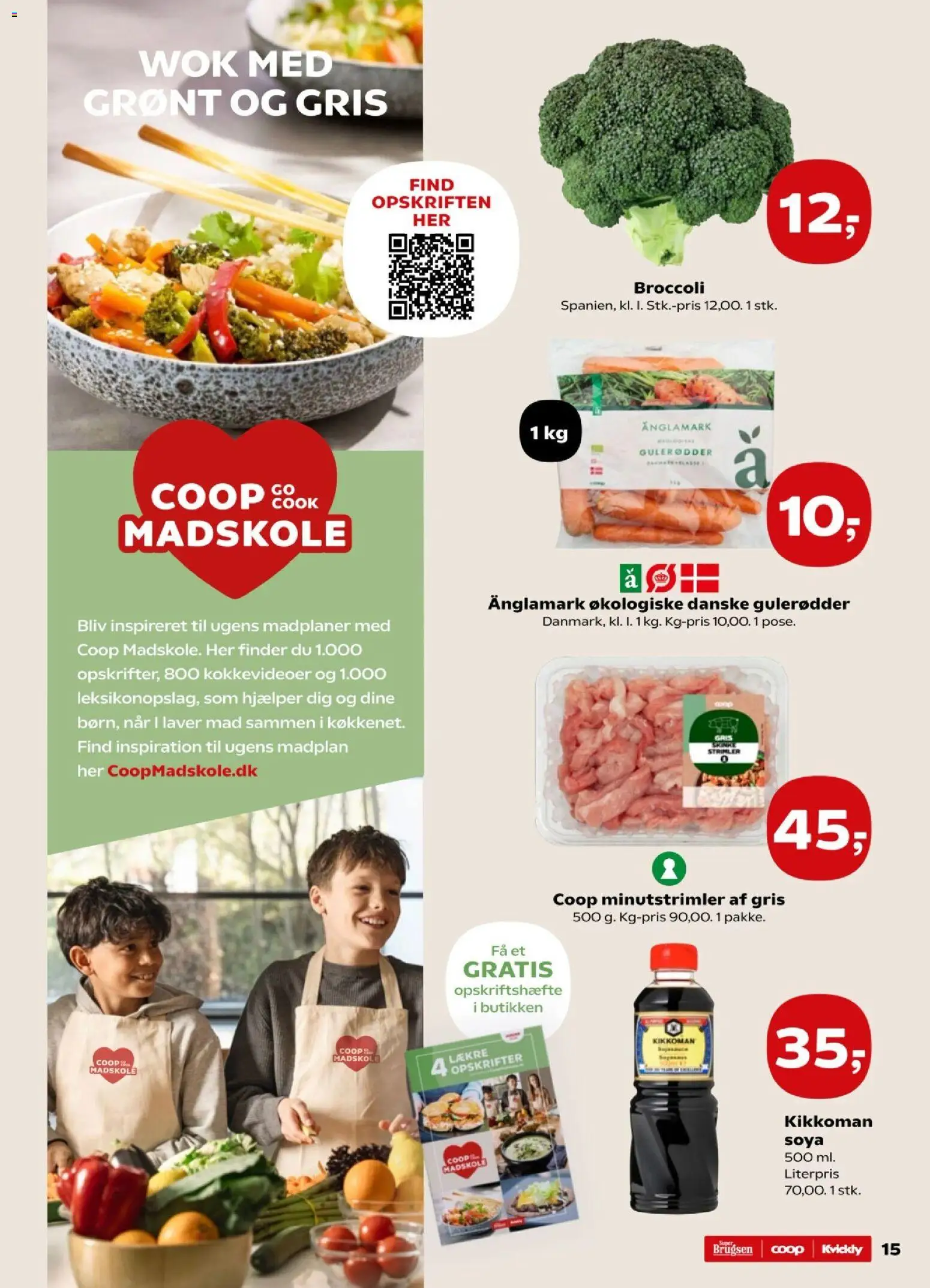 Kvickly tilbudsavis – gyldig fra 01.01.2026 | Side: 17 | Produkter: Gulerødder, Broccoli, Søm